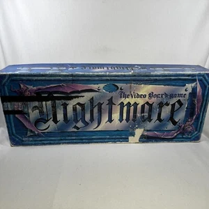 Nightmare The Video Board Game 90s Vintage Missing Numbered Discs Free Postage - Picture 1 of 14