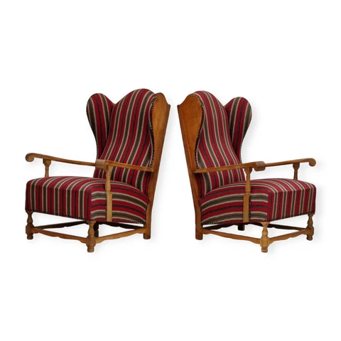 1960s, Vintage Danish, pair of relax chair, original condition Cover