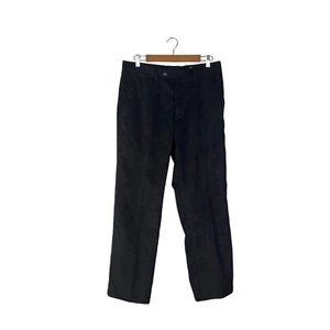 Peter Millar Mens Nanoluxe Black Corduroy Chino Pants Mens Sz. 32 x30 Straight - Picture 1 of 5