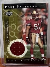 2001 Upper Deck Legends Past Patterns #PP-KN Ken Norton Jr GAME USED JERSEY 49er