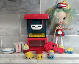 10 piece lot of Shopkins Popette’s popcorn stop doll collection - Picture 1 of 3