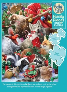 Cobble Hill Festive Friends (Family) 350 Piece Jigsaw Puzzle - Picture 1 of 5