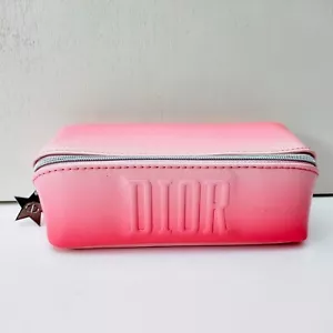 Dior Beauty Pink Patent Leather Makeup Cosmetic Bag Pouch Clutch Case, Brand New - Picture 1 of 8