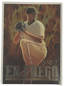 2023 Panini Select #EF9 Eury Perez En Fuego Insert Miami