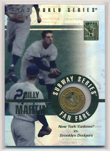 2003 Topps Tribute World Series Silver Subway Series Fanfare Tokens Complete Set - Picture 1 of 12