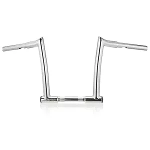 10" Ape Hanger Handlebar for Harley Road Glide King Sportster XL883 1200 Silver - Picture 1 of 8