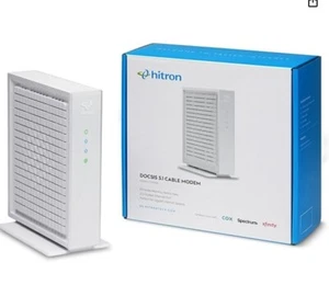 Hitron CODA56 White 2.5 Gigabit Ethernet Port DOCSIS 3.1 Cable Modem. NIB. - Photo 1/3