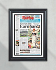 1998 Daytona 500 Dale Earnhardt Victory Framed Front Page Newspaper Print
