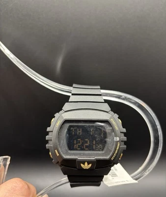 NEW Adidas Original NYC Quartz Black&Gold Digital Watch with ADH6135 Rubber - Image 1 of 4