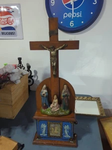 Caja de Pergamino Koenig Alter 1904 De Colección Estaciones de la Cruz Católica Jesús Cruz - Imagen 1 de 15