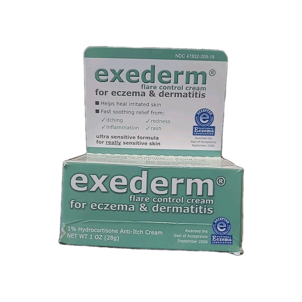 Crema Exederm Flare Control Eczema y Dermatitis-1% Hidrocortisona 1 oz Exp11/2027 Foto 1 de 1