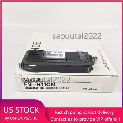 KEYENCE FS-N11CN Fiber Optic Sensor NEW - Image 1 of 2
