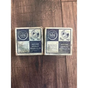 Vintage Ball Roller Bearings LJ30D MW F42 Ransome & Marles Set of 2 NOS - Picture 1 of 6