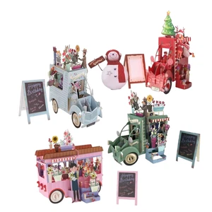3D Pop Up Karten Konvolut 4 Grußkarten mit Umschlägen - Weihnachten VORBESTELLUNG - Bild 1 von 5