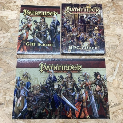 Pathfinder RPG GM Game Master Screen & NPC Codex Hardback Book 1a edizione - Immagine 1 di 4