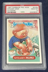 1987 Topps Garbage Pail Kids 11th Series #436b Steamy Mimi PSA 10 GEM MINT Os11 - Picture 1 of 2