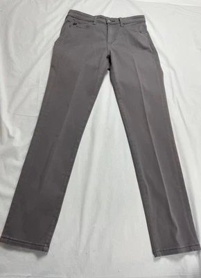 AG Adriano Goldschmied Pants Womens 28 Gray The Prima Mid Rise Cigarette Slim - Image 1 of 4