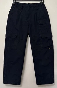 Propper Tactical Cargo Pants Elastic Waist Utility Workwear Navy 30/32 Commute - Picture 1 of 6