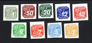 Bohemia and Moravia 1943 set of stamps Mi# 117-125 MH CV=2.4$ - Picture 1 of 2