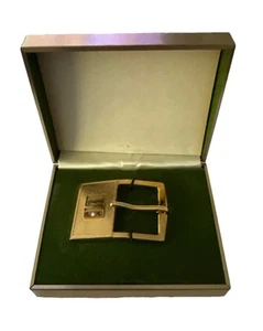 Coca Cola NY Service Award Belt Buckle Rubies & Diamond Liberty Bottling NOS - Picture 1 of 11