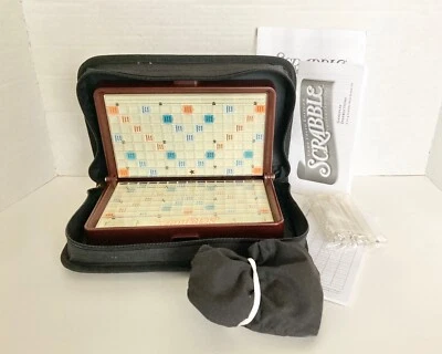 NEW Traveling Scrabble Board Game Folio Edition with Zipped Pouch - Image 1 of 4