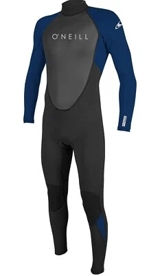 NEW O'Neill Reactor-2 3/2mm Full Body Mens Black/Navy Wetsuit SIZE XLARGE SHORT