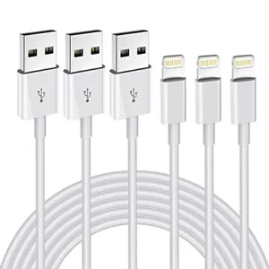 iPhone Charger 3Pack 6FT MFi Certified Lightning Cable - Picture 1 of 5