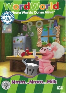 Wordworld Where Words Come Alive DVD Mmm...Milk Get Well Soon Soup Duck Plays - Picture 1 of 8