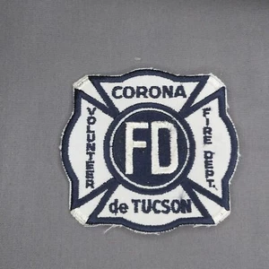 Parche Corona de Tucson Volunteer Fire Dept AZ Arizona 3,5" - Imagen 1 de 2