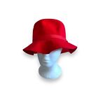 Le chapeau Bak Pakker femme grand concasseur emballé par B Bar H laine vintage rouge