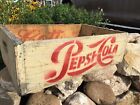 Vintage Wooden Soda Crate Pepsi Cola Wood Box Chicago Illinois Cott To Be Good