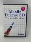 Sega Master System - Missile Defense 3D - CIB Complete w/ Poster / Tested