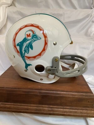 Casco de fútbol americano personalizado estilo TK2 Miami Dolphins Bob Griese Dungard máscara facial Foto 1 de 4