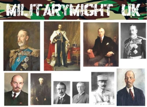 1/6 SCALE 12"  FIGURES PERIOD PORTRAITS WW1 ALLIED LEADERS  DIORAMA MODEL DID - Picture 1 of 1