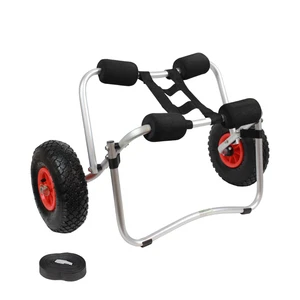 Kajakwagen Kanuwagen Bootswagen Bootstrailer Alu faltbar Surfwagen Kanu SUP - Bild 1 von 6