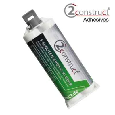 Epoxy 50g Kartusche 5 Min.oder 30 Min. Epoxid-Klebstoff, 2construct - Bild 1 von 4