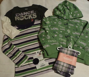 Gymboree Dance Team Size 3 Leggings Shirts XS 3-4 Hoodie Pony Holder Outfit NWT - Picture 1 of 3
