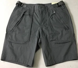 Abercrombie & Fitch Military Classic 10” Cargo Shorts Gray Size 30 - Picture 1 of 2
