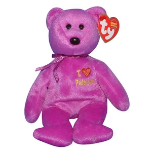 Ty Beanie Baby Philadelphia I Love - MWMT (Bear Show Exclusive 2004) - Picture 1 of 1