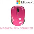 Microsoft (GMF-00276) Mouse 3500 wireless optical laptop pc gloss magneta pink