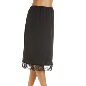 Camille Women's Half Slip Under Skirt Lace Hemline Comfort Ladies Lingerie - 26" - Picture 1 of 6