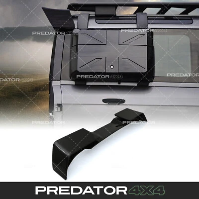 PREDATOR 4X4 GLOSS BLACK REAR WING ROOF SPOILER FOR LAND ROVER DEFENDER L663 90 110 2020+