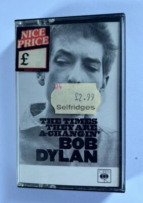 Bob Dylan – The Times They Are A-Changin' Cassette - Image 1 of 4