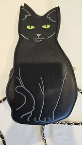 Black Cat Single Shoulder Chain Cute Messenger Cross Body Purse - Picture 1 of 15
