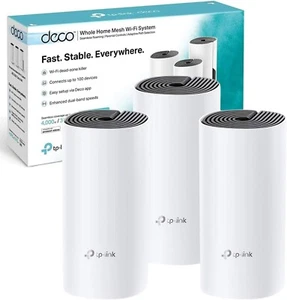 Système Wi-Fi maillé TP-Link DECO M4 AC1200 Whole Home (pack de 3) - Neuf - Photo 1/10