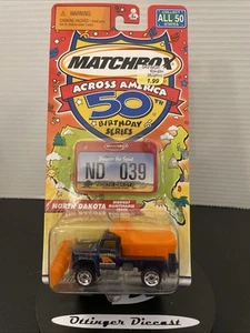 Matchbox Across America 50th Birthday (2001) North Dakota Highway Maintenance - Picture 1 of 10