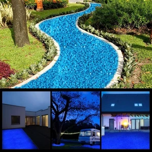 3000 Pcs Glow in The Dark Rocks 1 Inch Glow Rocks 12.6 LB Garden Glow in The ... - Picture 1 of 11