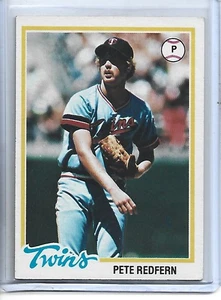 Pete Redfern 1978 Topps Baseball #81 - Minnesota Twins - Bild 1 von 2