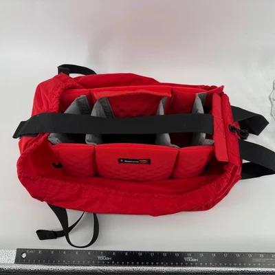 Manfrotto Camera Protection System Red Padded Insert Dividers Pouch Bag - Image 1 of 4