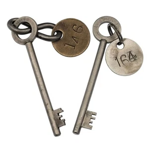 Llave Chubb x 2 con etiqueta 31/4" - Llave Chubb vintage - ref.k934 - Imagen 1 de 5